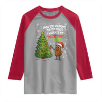 Funny Christmas Italian Brainrot Raglan Shirt Funny Memes From The Windows to the Walls I'm About To - Wonder Print Shop