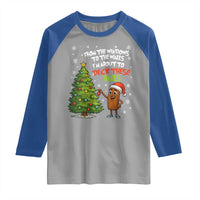 Funny Christmas Italian Brainrot Raglan Shirt Funny Memes From The Windows to the Walls I'm About To - Wonder Print Shop