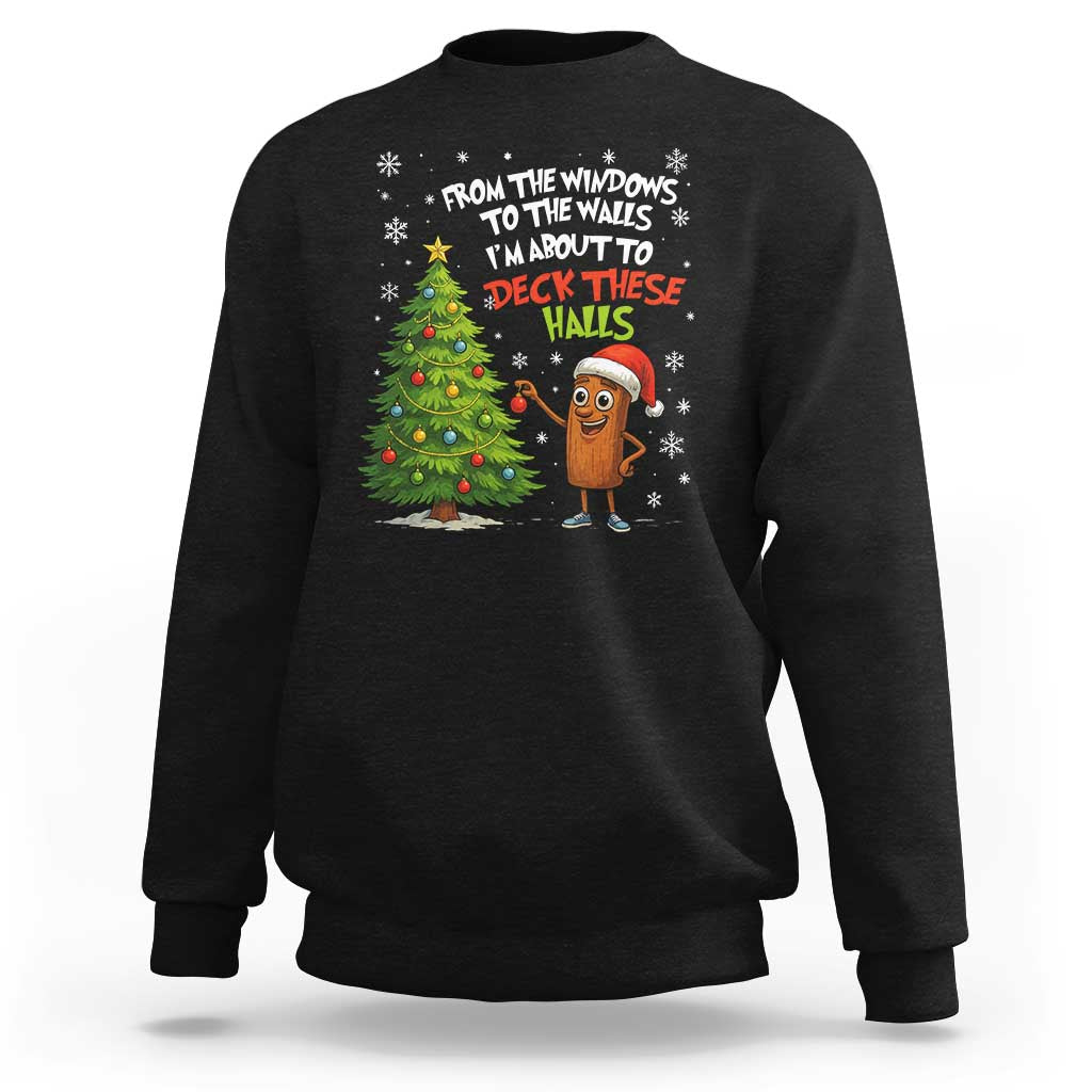 Funny Christmas Italian Brainrot Sweatshirt Funny Memes From The Windows to the Walls I'm About To - Wonder Print Shop