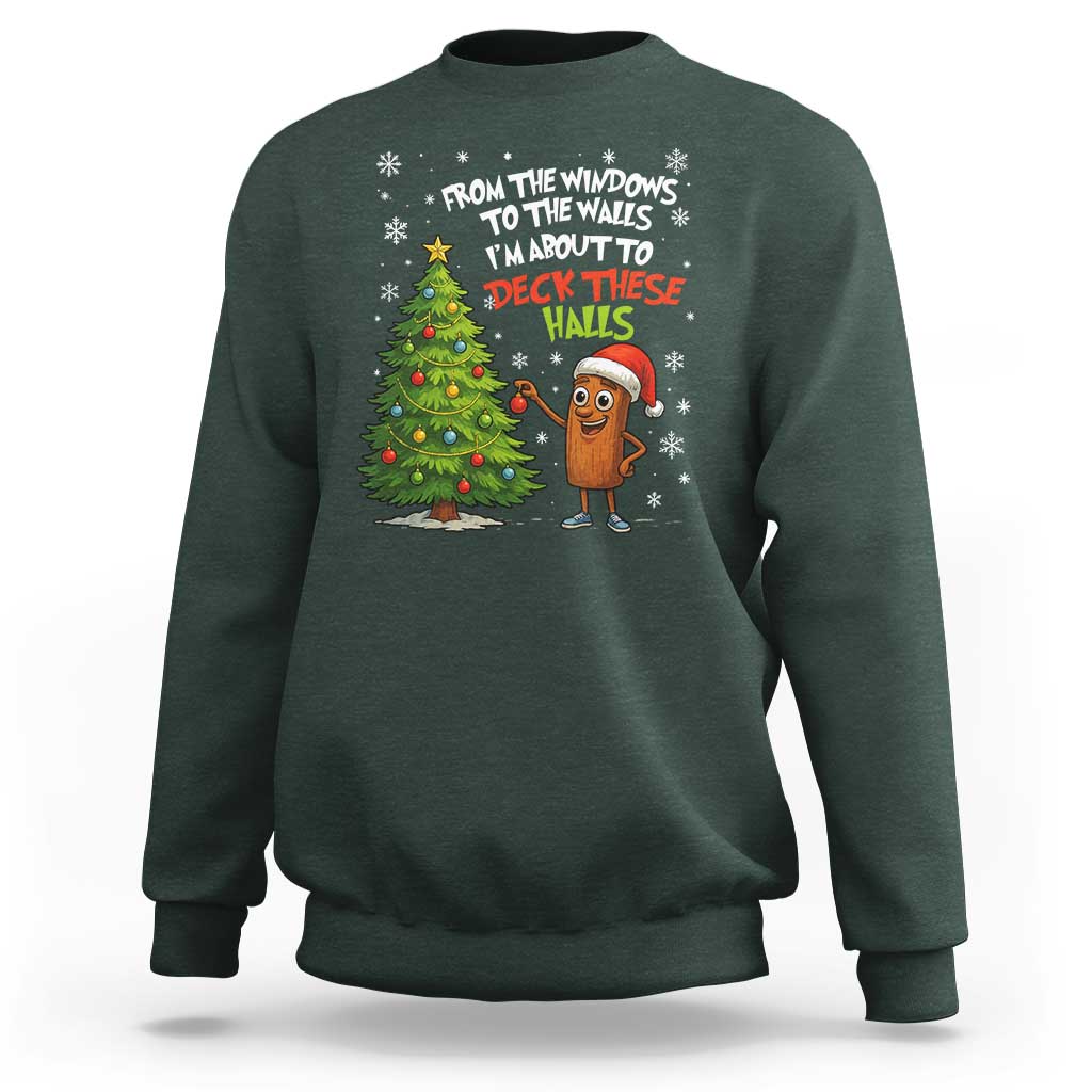 Funny Christmas Italian Brainrot Sweatshirt Funny Memes From The Windows to the Walls I'm About To - Wonder Print Shop