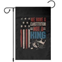 No Kings Protest Garden Flag We Have A Constitution Not A King American Flag - Wonder Print Shop