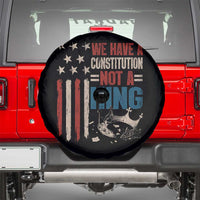 No Kings Protest Spare Tire Cover We Have A Constitution Not A King American Flag - Wonder Print Shop