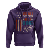 No Kings Protest Hoodie We Have A Constitution Not A King American Flag - Wonder Print Shop