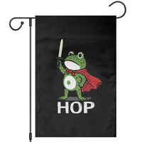 Resist Frog With Sword Garden Flag No Kings Portland Protest Saves America - Wonder Print Shop