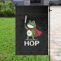 Resist Frog With Sword Garden Flag No Kings Portland Protest Saves America - Wonder Print Shop