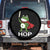 Resist Frog With Sword Spare Tire Cover No Kings Portland Protest Saves America - Wonder Print Shop
