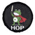 Resist Frog With Sword Spare Tire Cover No Kings Portland Protest Saves America - Wonder Print Shop