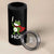 Resist Frog With Sword 4 in 1 Can Cooler Tumbler No Kings Portland Protest Saves America - Wonder Print Shop