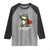 Resist Frog With Sword Raglan Shirt No Kings Portland Protest Saves America - Wonder Print Shop
