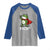 Resist Frog With Sword Raglan Shirt No Kings Portland Protest Saves America - Wonder Print Shop