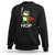 Resist Frog With Sword Sweatshirt No Kings Portland Protest Saves America - Wonder Print Shop