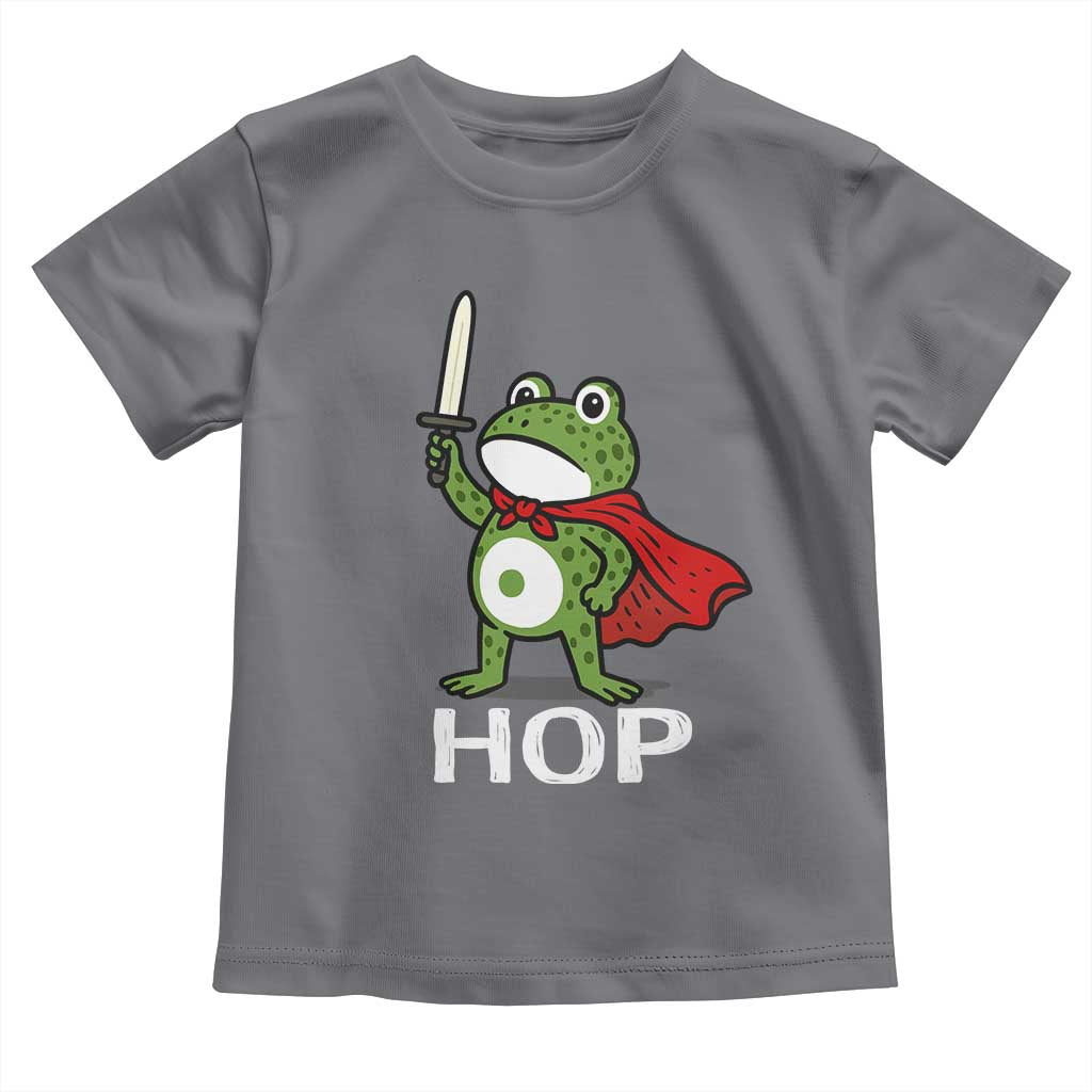 Resist Frog With Sword Toddler T Shirt No Kings Portland Protest Saves America - Wonder Print Shop