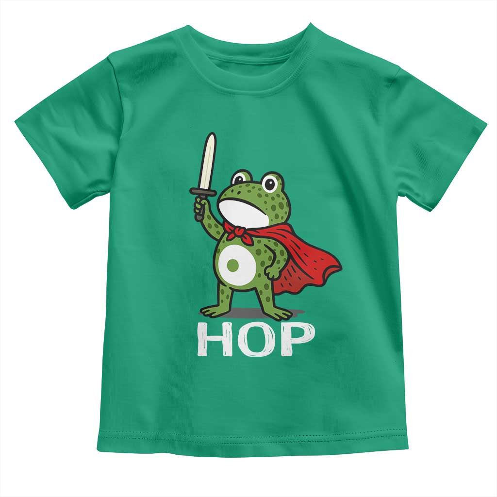 Resist Frog With Sword Toddler T Shirt No Kings Portland Protest Saves America - Wonder Print Shop