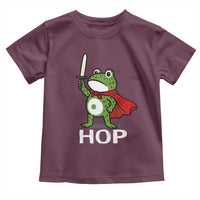 Resist Frog With Sword Toddler T Shirt No Kings Portland Protest Saves America - Wonder Print Shop