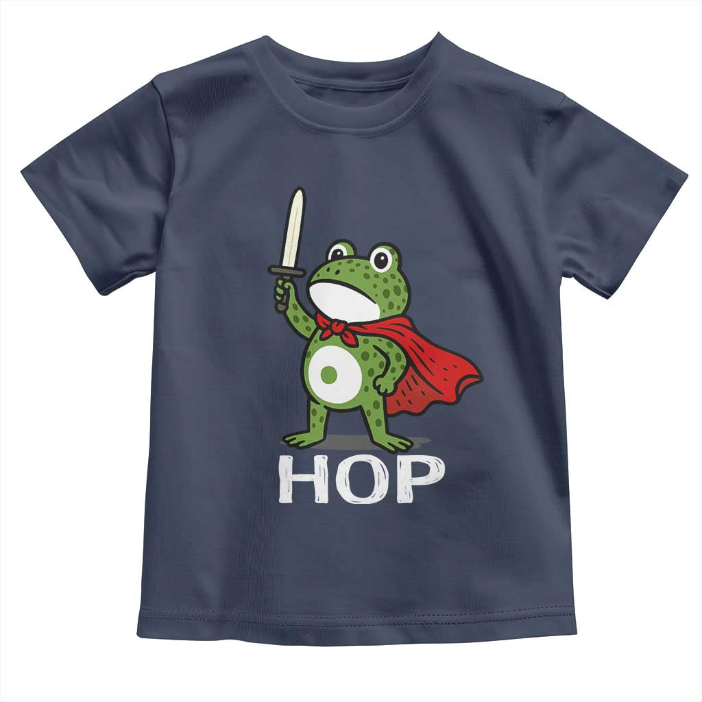 Resist Frog With Sword Toddler T Shirt No Kings Portland Protest Saves America - Wonder Print Shop