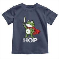 Resist Frog With Sword Toddler T Shirt No Kings Portland Protest Saves America - Wonder Print Shop