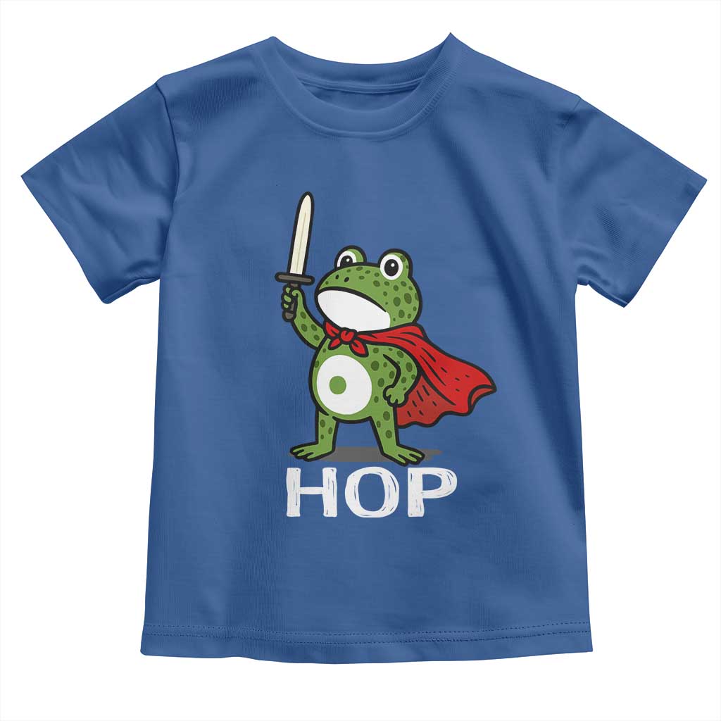 Resist Frog With Sword Toddler T Shirt No Kings Portland Protest Saves America - Wonder Print Shop