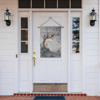 Memorial Garden Flag My Mind Still Talks to You Cardinal Loss of Father Gift - Wonder Print Shop