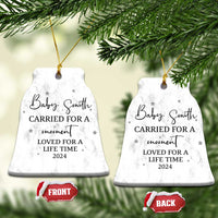 Personalized Baby Memorial Custom Christmas Ornament Custom Name Infant Loss Gifts - Wonder Print Shop