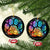 Pet Memorial Christmas Ornament Loss of Dog Cat Paw Pet Remembrance Gifts Stained Glass - Wonder Print Shop