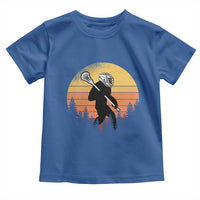 Funny Lax Bigfoot Toddler T Shirt Retro Vintage Sasquatch Lacrosse - Wonder Print Shop