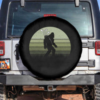 Bigfoot Golfer Spare Tire Cover Funny Sasquatch Golfing Golf Balls - Wonder Print Shop