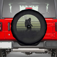 Bigfoot Golfer Spare Tire Cover Funny Sasquatch Golfing Golf Balls - Wonder Print Shop