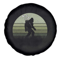 Bigfoot Golfer Spare Tire Cover Funny Sasquatch Golfing Golf Balls - Wonder Print Shop