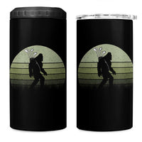 Bigfoot Golfer 4 in 1 Can Cooler Tumbler Funny Sasquatch Golfing Golf Balls - Wonder Print Shop