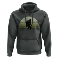 Bigfoot Golfer Hoodie Funny Sasquatch Golfing Golf Balls - Wonder Print Shop