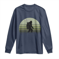 Bigfoot Golfer Long Sleeve Shirt Funny Sasquatch Golfing Golf Balls - Wonder Print Shop