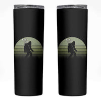 Bigfoot Golfer Skinny Tumbler Funny Sasquatch Golfing Golf Balls - Wonder Print Shop