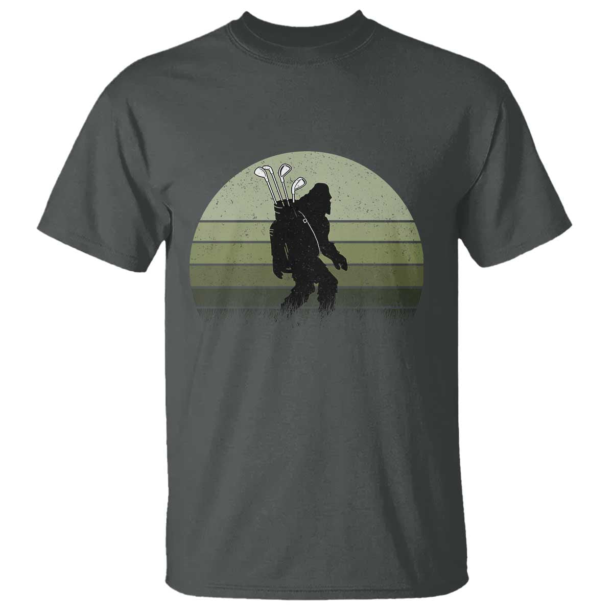 Bigfoot Golfer T Shirt Funny Sasquatch Golfing Golf Balls - Wonder Print Shop