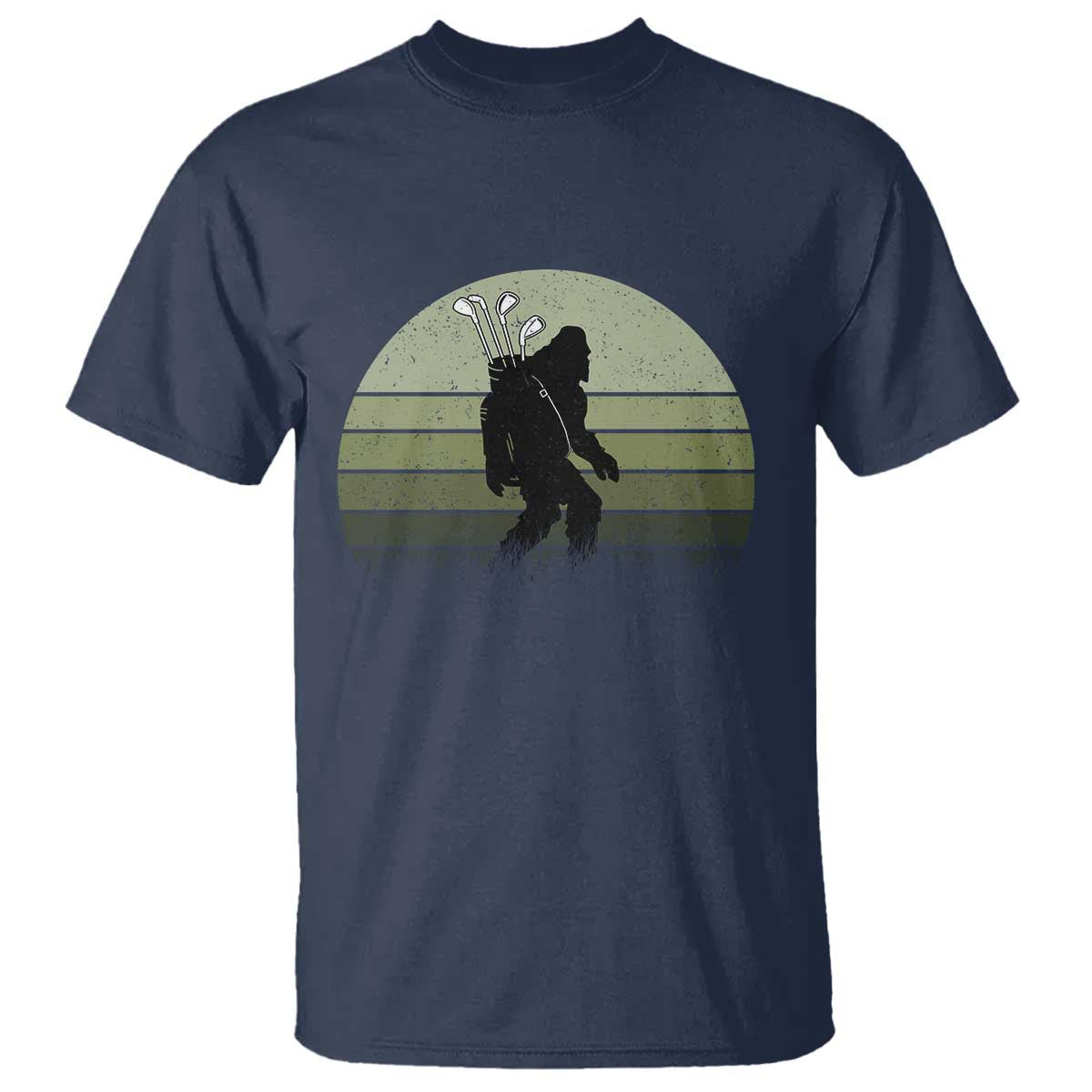 Bigfoot Golfer T Shirt Funny Sasquatch Golfing Golf Balls - Wonder Print Shop