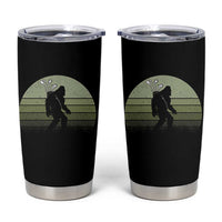 Bigfoot Golfer Tumbler Cup Funny Sasquatch Golfing Golf Balls - Wonder Print Shop