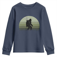 Bigfoot Golfer Youth Sweatshirt Funny Sasquatch Golfing Golf Balls - Wonder Print Shop