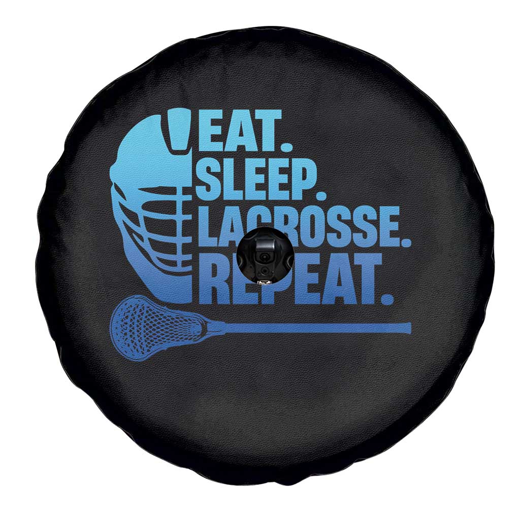 Eat Sleep Lacrosse Repeat Spare Tire Cover Funny Lax Lover Player - Wonder Print Shop