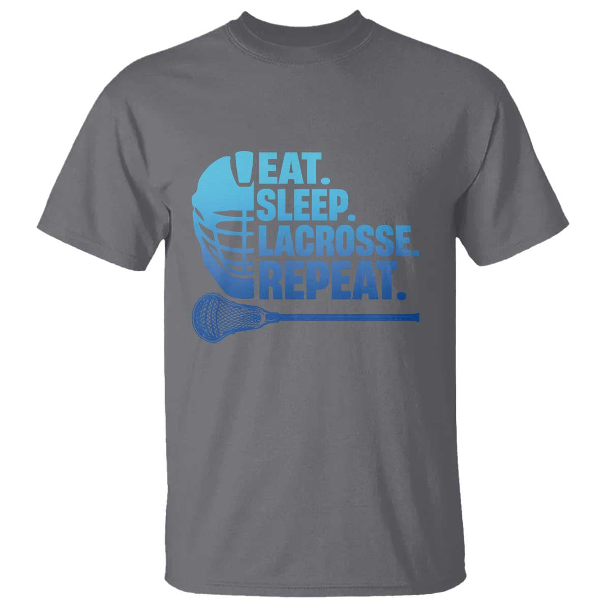 Eat Sleep Lacrosse Repeat T Shirt Funny Lax Lover Player - Wonder Print Shop
