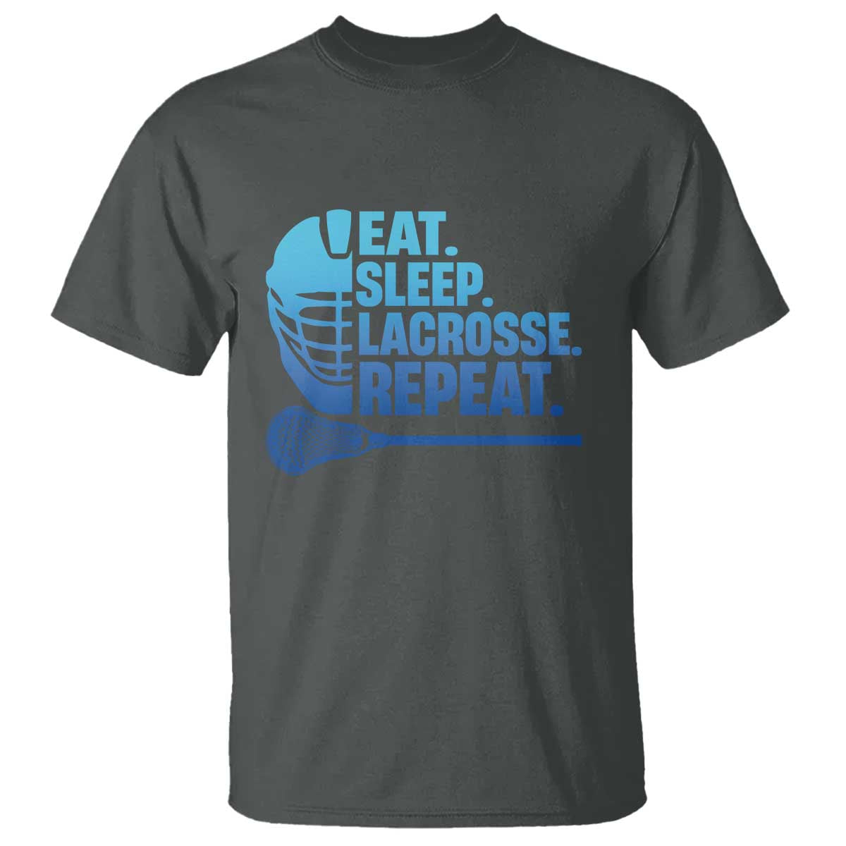 Eat Sleep Lacrosse Repeat T Shirt Funny Lax Lover Player - Wonder Print Shop