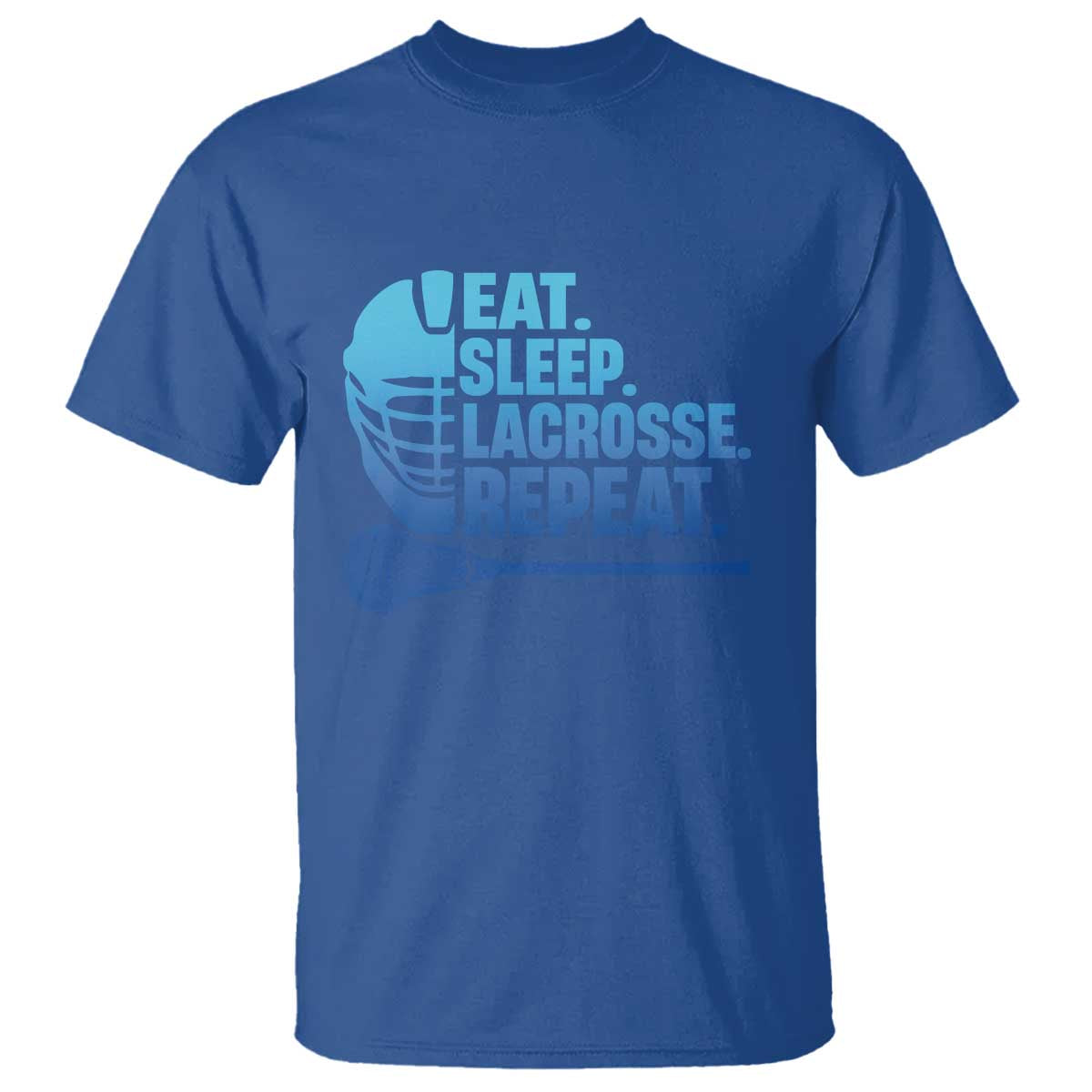 Eat Sleep Lacrosse Repeat T Shirt Funny Lax Lover Player - Wonder Print Shop