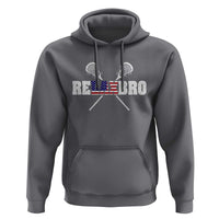 Funny Lacrosse Hoodie American Flag Relax Bro Lax Lover Joke