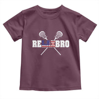 Funny Lacrosse Toddler T Shirt American Flag Relax Bro Lax Lover Joke