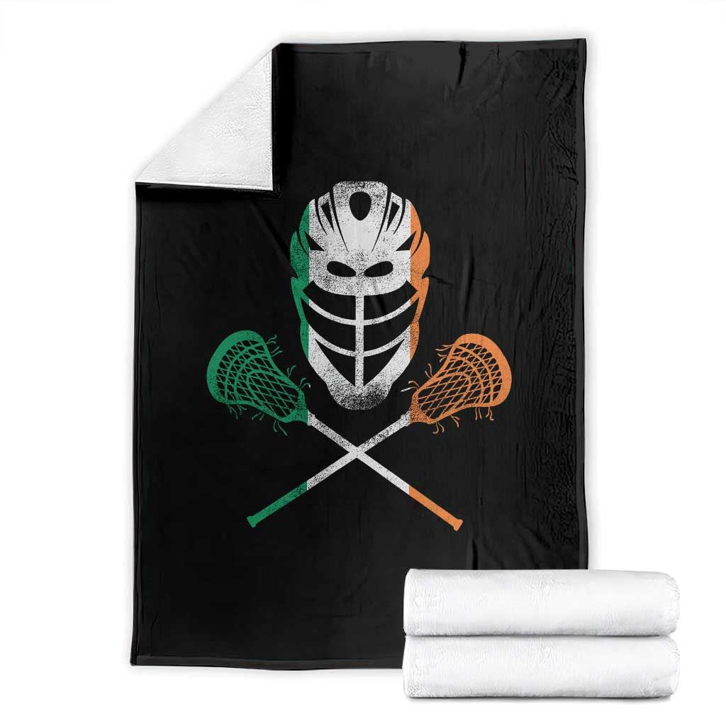 Ireland Lacrosse Throw Blanket Irish Flag Ireland - Wonder Print Shop