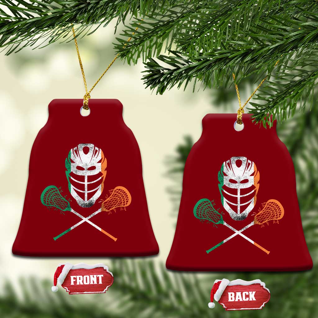 Ireland Lacrosse Ceramic Ornament Irish Flag Ireland - Wonder Print Shop