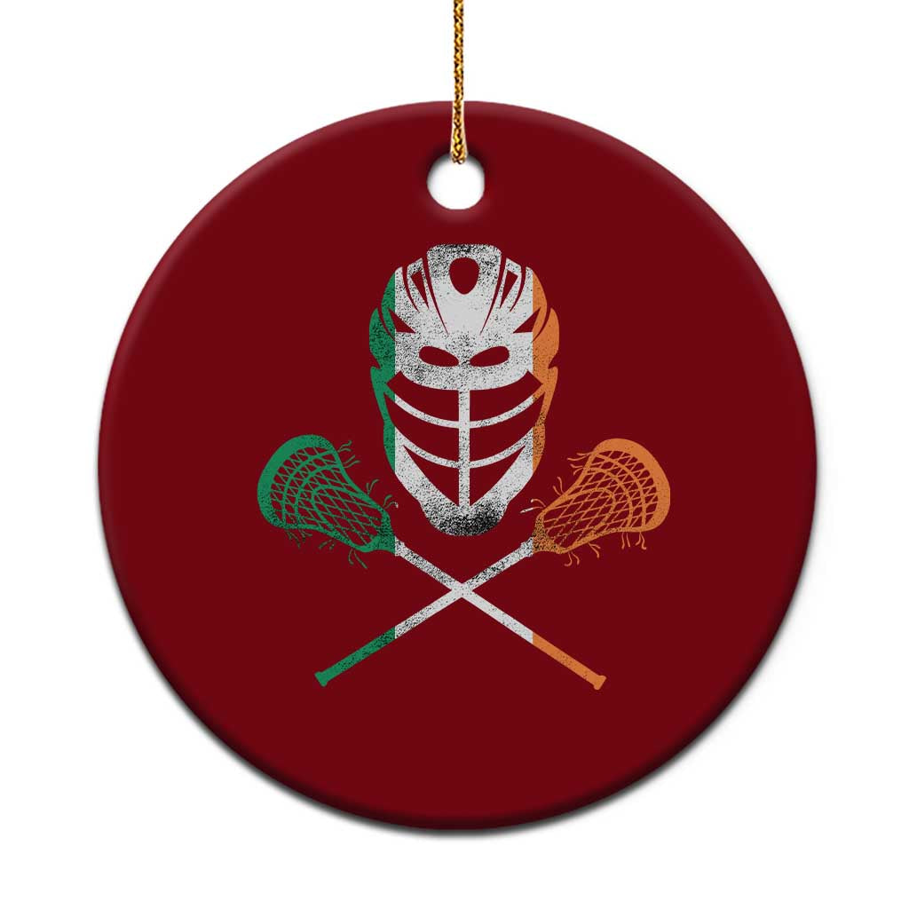 Ireland Lacrosse Ceramic Ornament Irish Flag Ireland - Wonder Print Shop