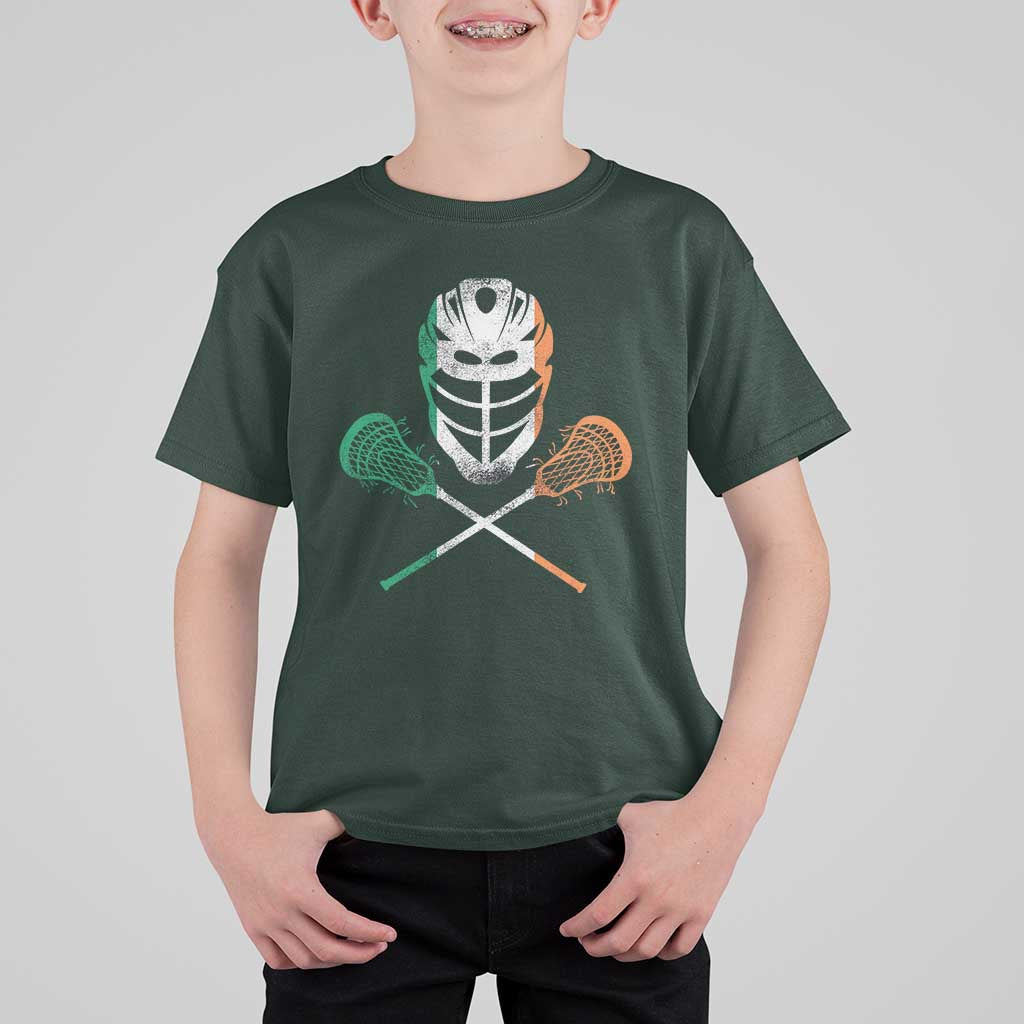 Ireland Lacrosse T Shirt For Kid Irish Flag Ireland - Wonder Print Shop