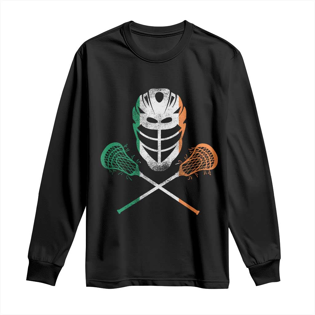 Ireland Lacrosse Long Sleeve Shirt Irish Flag Ireland - Wonder Print Shop