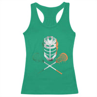Ireland Lacrosse Racerback Tank Top Irish Flag Ireland - Wonder Print Shop
