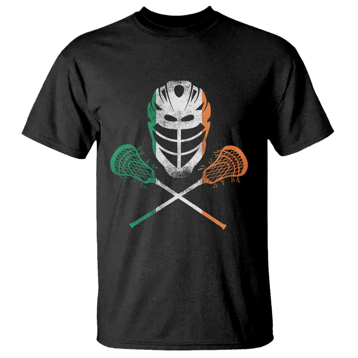 Ireland Lacrosse T Shirt Irish Flag Ireland - Wonder Print Shop