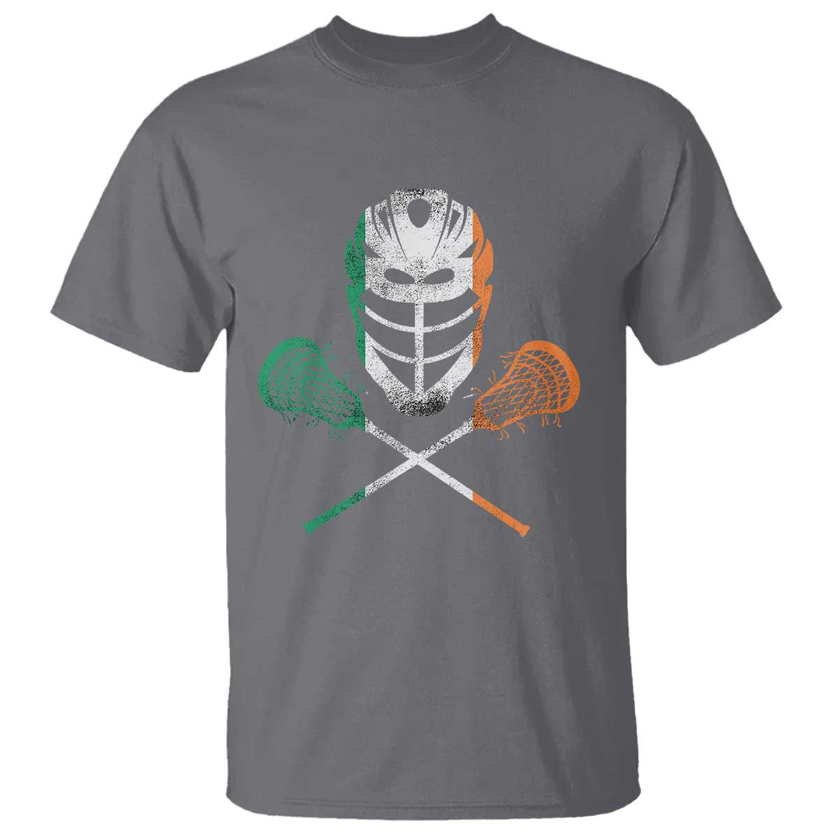 Ireland Lacrosse T Shirt Irish Flag Ireland - Wonder Print Shop